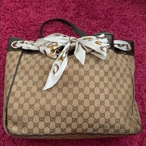 💯 Authentic Gucci Positano Tote